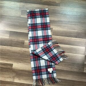 Plaid Wool Scarf